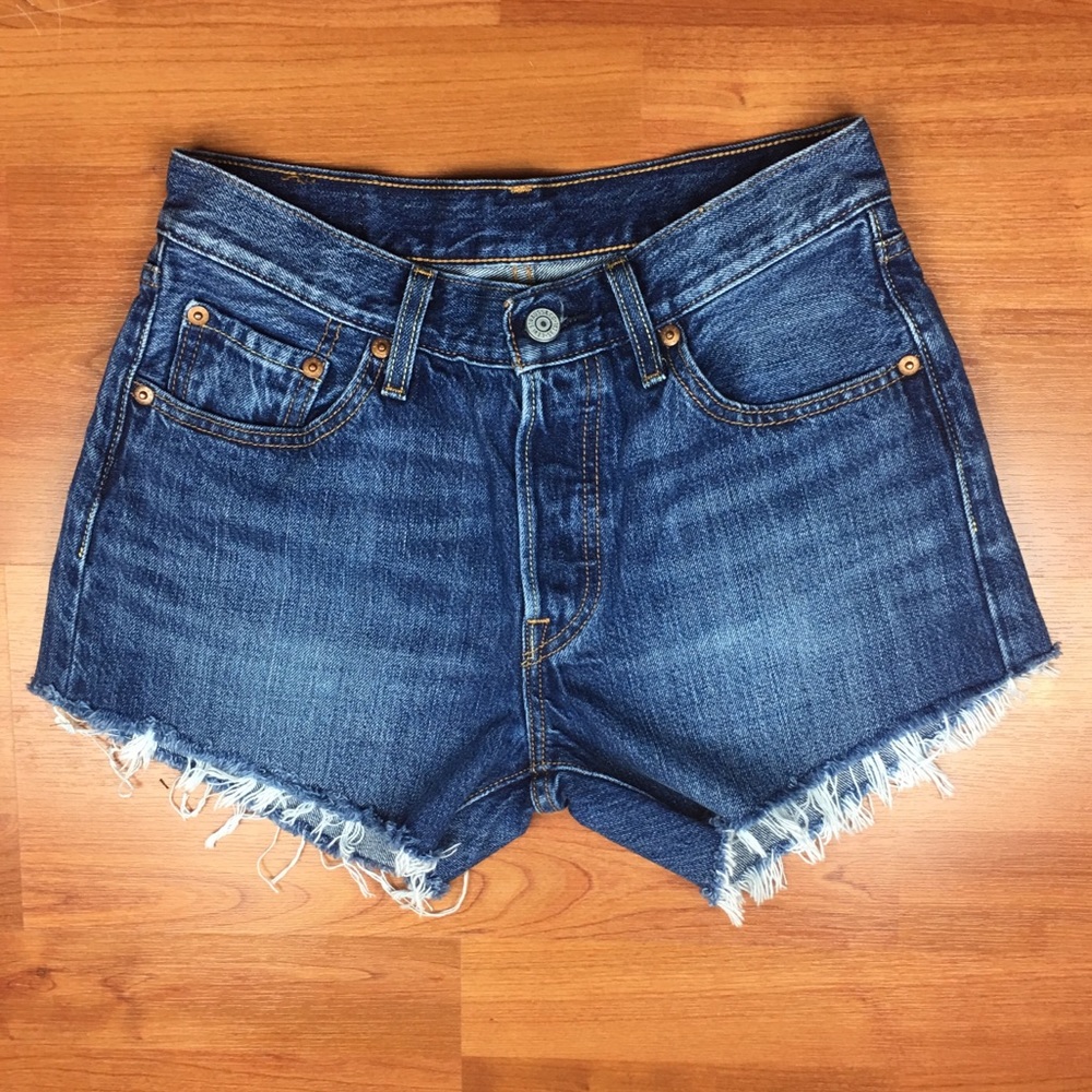 Levi’s 501s Vintage Button Fly High Waisted Shorts